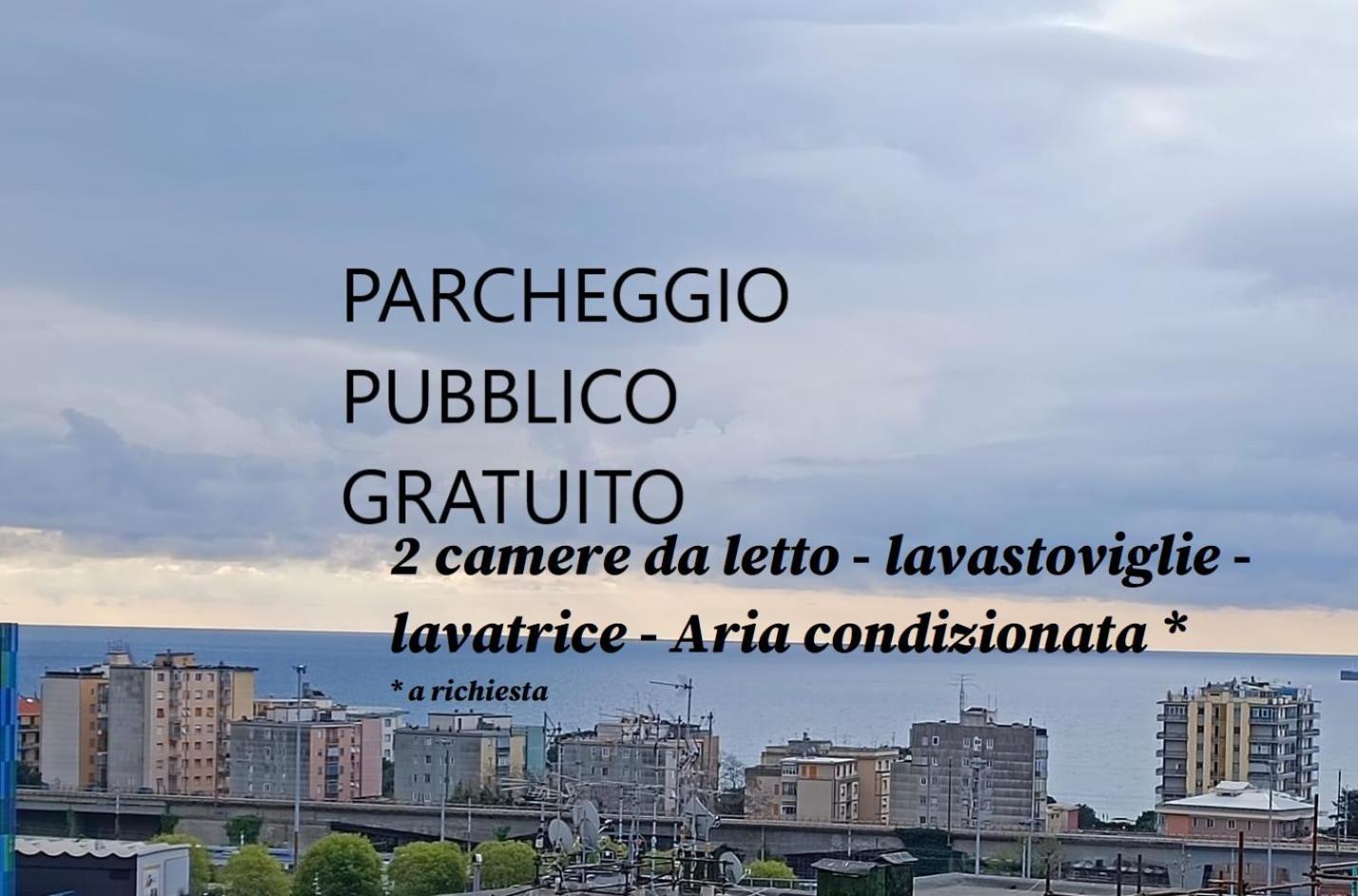 Il Viaggiante Mare 350 M - Quadrilocale - Centro Commerciale - Universita -Porto Costa Crociere E Corsica Ferries Савона Экстерьер фото